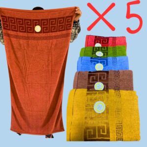 باك 5 فوطات قطنية فاخرة – حجم كبير 142×73 سم